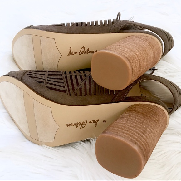 Sam Edelman Lace Up Heels - Picture 8 of 8